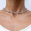 Eternos Acessórios - Colar Chocker Búzios em Aço Inox