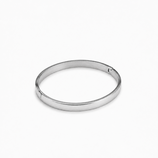 Bracelete Feminino Aço Inox 316L Liso
