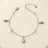 Eternos Acessórios - Pulseira Feminina Aço Inox 316L Búzios e Zircônia Eternos Acessórios - Pulseira Feminina Aço Inox 316L Búzios e Zircônia