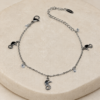 Eternos Acessórios - Pulseira Feminina Aço Inox 316L Cavalo Marinho e Zircônea Eternos Acessórios - Pulseira Feminina Aço Inox 316L Cavalo Marinho e Zircônea