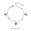 Eternos Acessórios - Pulseira Feminina Aço Inox 316L Tartaruga Marinha e Zircônea Eternos Acessórios - Pulseira Feminina Aço Inox 316L Tartaruga Marinha e Zircônea
