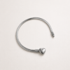 Eternos Acessórios - Pulseira Feminina Aço Inox 316L Corrente Berloque Fecho de Coração