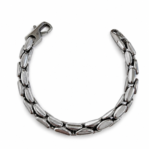 Pulseira Feminina Aço Inox 316L Corrente Elo