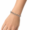 Eternos Acessórios - Pulseira Feminina Aço Inox 316L Corações Vazados Grande Eternos Acessórios - Pulseira Feminina Aço Inox 316L Corações Vazados Grande
