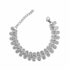 Eternos Acessórios - Pulseira Feminina Aço Inox 316L Medalhas Luxo