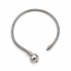 Eternos Acessórios - Pulseira Feminina Aço Inox 316L Corrente Fecho de Esfera