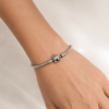 Eternos Acessórios - Pulseira Feminina Aço Inox 316L Corrente Fecho de Esfera