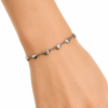 Eternos Acessórios - Pulseira Feminina Aço Inox 316L Corações Pequeno Liso