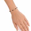 Eternos Acessórios - Pulseira Feminina Aço Inox 316L Cristais Preto Fino Eternos Acessórios - Pulseira Feminina Aço Inox 316L Cristais Preto Fino