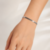 Eternos Acessórios - Pulseira Feminina Aço Inox 316L Fita