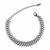 Eternos Acessórios - Pulseira Feminina Aço Inox 316L Espinho de Peixe