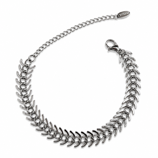 Pulseira Feminina Aço Inox 316L Espinho de Peixe