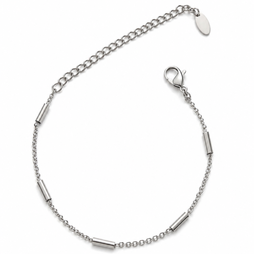 Pulseira Feminina Aço Inox 316L Corrente Palito
