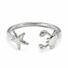 Eternos Acessórios - Bracelete Feminino Aço Inox 316L Carangueijo e Estrela