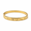 Eternos Acessórios - Bracelete Feminino Liso Fino Mix do Mar Dourado em Aço Inox 316L Eternos Acessórios - Bracelete Feminino Liso Fino Mix do Mar Dourado em Aço Inox 316L