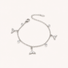 Eternos Acessórios - Pulseira Feminina Aço Inox 316L Cauda de Sereia e Zircônea Eternos Acessórios - Pulseira Feminina Aço Inox 316L Cauda de Sereia e Zircônea
