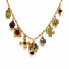 Eternos Acessórios - Colar Feminino Coroa Imperial Dourado em Aço Inox 316L