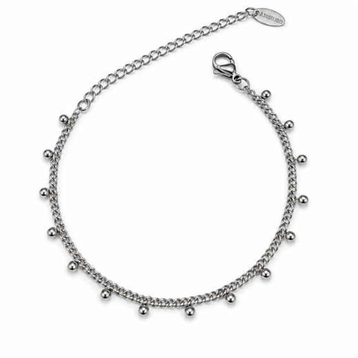 Pulseira Feminina Aço Inox 316L Corrente de Esferas