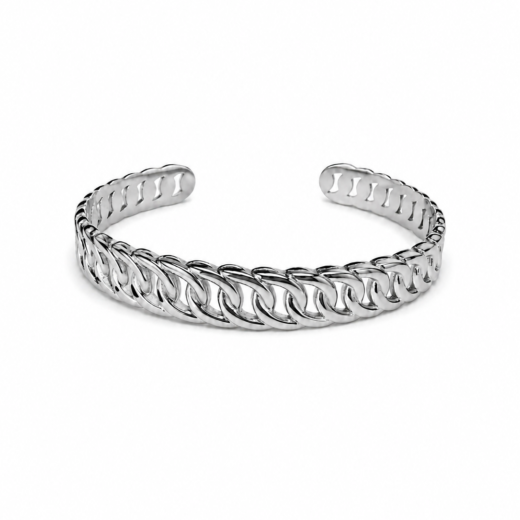 Bracelete Feminino Aço Inox 316L Elos Corrente