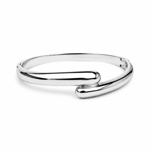 Bracelete Feminino Aço Inox 316L Dueto Lisa