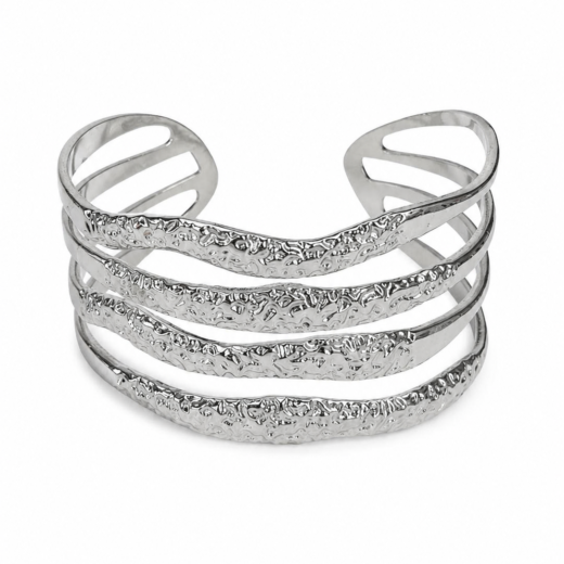 Bracelete Feminino Aço Inox 316L Fluxo Regulável