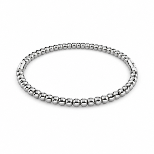 Bracelete Feminino Aço Inox 316L Bolinhas