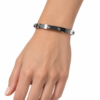 Eternos Acessórios - Bracelete Feminino Aço Inoxidável 316L Spike Liso