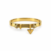 Eternos Acessórios - Bracelete Feminino Aço Inox 316L Dourado Flecha Eternos Acessórios - Bracelete Feminino Aço Inox 316L Dourado Flecha
