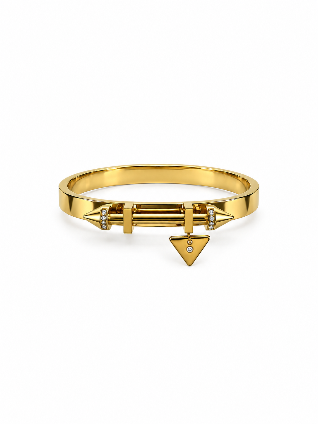 Eternos Acessórios - Bracelete Feminino Aço Inox 316L Dourado Flecha Eternos Acessórios - Bracelete Feminino Aço Inox 316L Dourado Flecha