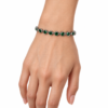 Eternos Acessórios - Pulseira Feminina Aço Inox 316L Zircônea Verde Esmeralda Regulável Eternos Acessórios - Pulseira Feminina Aço Inox 316L Zircônea Verde Esmeralda Regulável