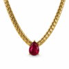Eternos Acessórios - Colar Feminino Gargantilha Aço Inox 316L Dourado Corrente Zircônia Fusion Rosa Regulável Eternos Acessórios - Colar Feminino Gargantilha Aço Inox 316L Dourado Corrente Zircônia Fusion Rosa Regulável