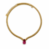 Eternos Acessórios - Colar Feminino Gargantilha Aço Inox 316L Dourado Corrente Zircônia Fusion Rosa Regulável Eternos Acessórios - Colar Feminino Gargantilha Aço Inox 316L Dourado Corrente Zircônia Fusion Rosa Regulável