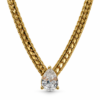 Eternos Acessórios - Colar Feminino Gargantilha Aço Inox 316L Dourado Corrente Zircônia Fusion Cristal Regulável Eternos Acessórios - Colar Feminino Gargantilha Aço Inox 316L Dourado Corrente Zircônia Fusion Cristal Regulável