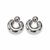 Eternos Acessórios - Brinco Feminino Aço Inox 316L Argola Bola Eternos Acessórios - Brinco Feminino Aço Inox 316L Argola Bola