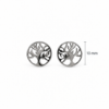 Eternos Acessórios - Brinco Feminino Aço Inox Arvore Da Vida 10mm Eternos Acessórios - Brinco Feminino Aço Inox Arvore Da Vida 10mm