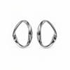 Eternos Acessórios - Brinco Feminino Aço Inox 316L Argola Torcida Eternos Acessórios - Brinco Feminino Aço Inox 316L Argola Torcida