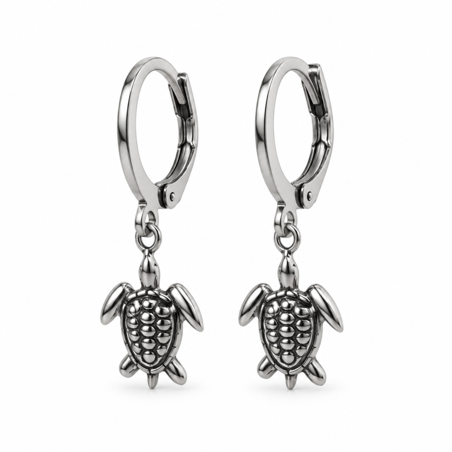 Eternos Acessórios - Brinco Feminíno Aço Inox Tranqueta Tartaruga Marinha Pequena Eternos Acessórios - Brinco Feminíno Aço Inox Tranqueta Tartaruga Marinha Pequena