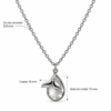 Eternos Acessórios - Colar Feminino Aço Inox 316L Gota Zircônia Cristal e Cauda de Baleia NÃO ESCURECE PODE MOLHAR ANTIALÉRGICO Eternos Acessórios - Colar Feminino Aço Inox 316L Gota Zircônia Cristal e Cauda de Baleia NÃO ESCURECE PODE MOLHAR ANTIALÉRGICO