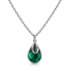 Eternos Acessórios - Colar Feminino Aço Inox 316L Gota Zircônia Verde Esmeralda e Búzios NÃO ESCURECE PODE MOLHAR ANTIALÉRGICO Eternos Acessórios - Colar Feminino Aço Inox 316L Gota Zircônia Verde Esmeralda e Búzios NÃO ESCURECE PODE MOLHAR ANTIALÉRGICO