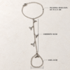 Eternos Acessórios - Pulseira Feminina Aço Inox 316L Hand Chain Cauda de Baleia NÃO ESCURECE PODE MOLHAR ANTIALÉRGICO LINHA MAR