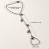 Eternos Acessórios - Pulseira Feminina Aço Inox 316L Hand Chain Peixe NÃO ESCURECE PODE MOLHAR ANTIALÉRGICO LINHA MAR