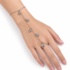 Eternos Acessórios - Pulseira Feminina Aço Inox 316L Hand Chain Peixe NÃO ESCURECE PODE MOLHAR ANTIALÉRGICO LINHA MAR