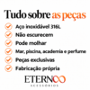Eternos Acessórios - Brinco Feminino Aço Inox 316L NÃO ESCURECE Argola Sol Boreal Delicado Elegante PODE MOLHAR ANTIALÉRGICO