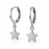 Eternos Acessórios - Brinco Feminino Argola Aço Inox 316L Tranqueta Estrela NÃO ESCURECE PODE MOLHAR ANTIALÉRGICO Eternos Acessórios - Brinco Feminino Argola Aço Inox 316L Tranqueta Estrela NÃO ESCURECE PODE MOLHAR ANTIALÉRGICO